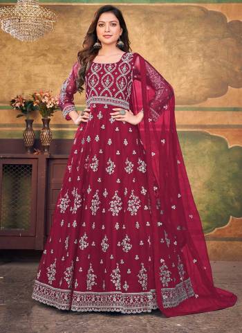 Grab These Designer Anarkali Suit in Fine Colored Pair With Bottom And Dupatta.These Top And Dupatta Are Fabricated On Net Pair With Santoon Bottom.Its Beautified With Santoon Inner.Its Beautified With Heavy Designer Embroidery Work.