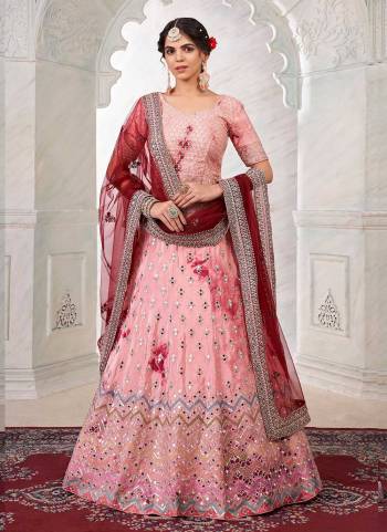 For A Designer Look,Grab These Lehenga Choli in Fine Colored.These Lehenga And Blouse Are Fabricated On Art Silk Pair With Soft Net Dupatta.Its Beautified With Heavy Designer Embroidery Work.