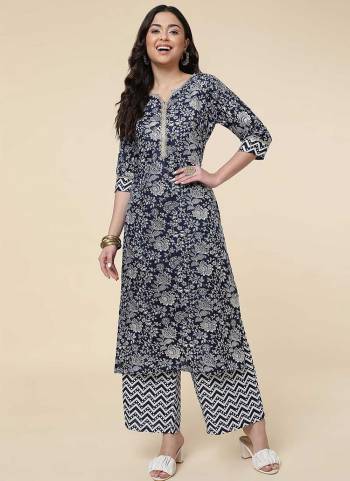 Grab These Beautiful Looking Readymade Kurti With Plazzo.These Kurti And Plazzo is Fabricated On Poly Cotton.Its Beautified With Designer Foil Printed.