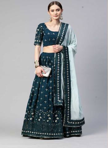 Grab These Designer Looking Lehenga in All Over Beautiful Colored.These Lehenga And Blouse Are Fabricated On Georgette Pair With Georgette Dupatta.its Beautified With Heavy Designer Work.