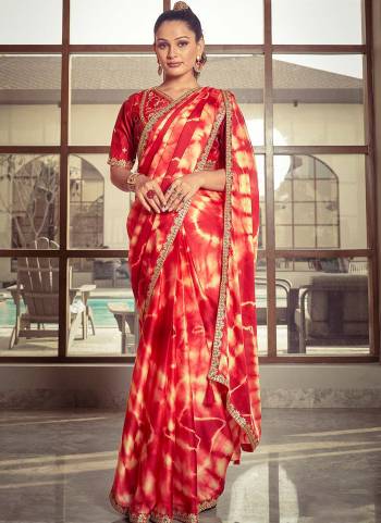 Look Attrective These Designer Party Wear Saree in Fine Colored.These Saree Are Silk Satin Crepe And Blouse is Fabricated On Taffeta.Its Beautified With Printed,Embroidery Work.