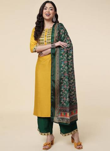 Grab These Beautiful Looking Readymade Suits.These Top Are Chinon And Bottom Are Poly Bland And Dupatta is Fabricated On Silk.Its Beautified With Printed And Designer Embroidery Work.