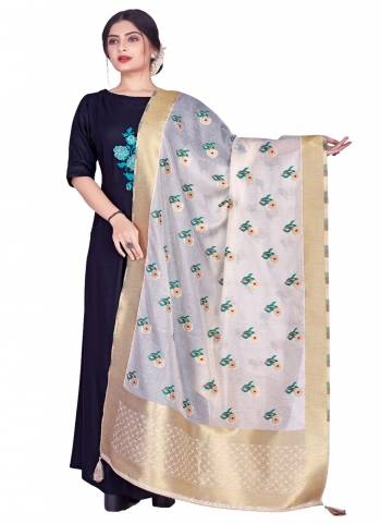 Grab These Beautiful Colored Dupatta.These Dupatta is Fabricated On Chanderi.Its Beautified With Wevon Designer Work.