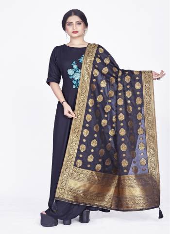 Grab These Beautiful Colored Dupatta.These Dupatta is Fabricated On Chanderi.Its Beautified With Wevon Designer Work.