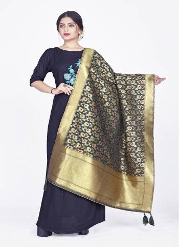 Grab These Beautiful Colored Dupatta.These Dupatta is Fabricated On Chanderi.Its Beautified With Wevon Designer Work.