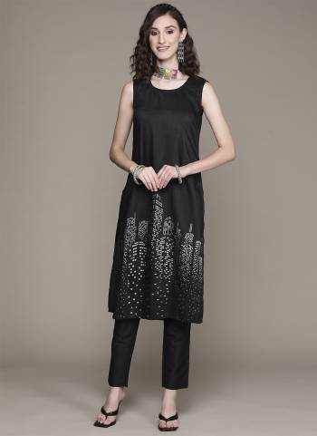 Grab These Beautiful Designer Readymade Kurti With Pant.These Kurti And Pant is Fabricated On Chinon.Its Beautified With Designer Silver Foil Printed.