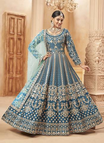 Grab These Anarkali Suit in Fine Colored Pair With Bottom And Dupatta.These Top Are Art Silk And Dupatta Are Fabricated On Net Pair With Santoon Bottom.Its Beautified With Santoon Inner.Its Beautified With Heavy Designer Embroidery Work.