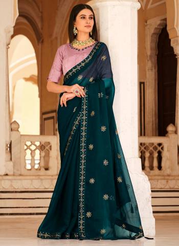 Attrective These Designer Saree in Fine Colored.These Saree And Blouse is Fabricated On Chinon Pair.Its Beautified Fabric With Heavy Thread,Sequance Embroidery Work.