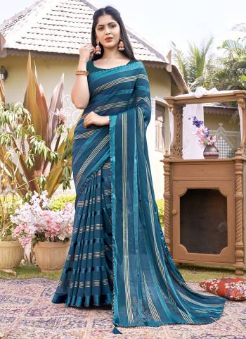 Attrective These Saree in Fine Colored.These Saree Are Fancy Fabric And Blouse is Art Silk  Fabricated Pair.Its Beautified Fabric With Wevon Lining Patta Designer.