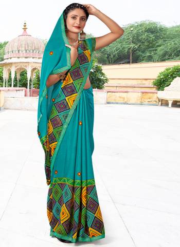 Attrective These Printed Saree in Fine Colored.These Saree  And Blouse is Heavy Ranial  Fabricated Pair.Its Beautified Fabric With Designer Printed.