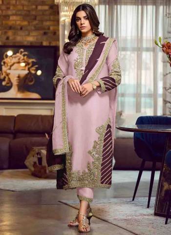 Attrective These Designer Suit in Fine Colored Pair With Bottom And Dupatta.These Top Are Faux Georgette And Dupatta Are Fabricated On Nazmin Pair With Santoon Bottom.Its Beautified With Santoon Inner.Its Beautified With Heavy Designer Embroidery Work.