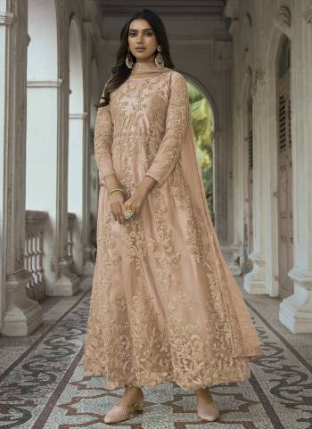 Attrective Looking These Special Suit in Fine Colored Pair With Bottom And Dupatta.These Top And Dupatta Are Fabricated On Butterfly Net Pair With Japan Satin Bottom.Its Beautified With Heavy Designer Embroidery Work.