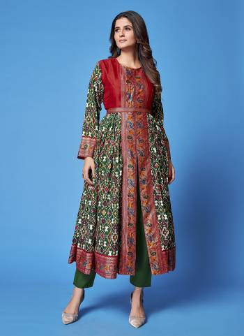 Grab This Readymade Dress In Fine Color Top And Bottom Are Rayon Fabricated Beautified With Designer Printed. It Is Light In Weight And Easy To Carry All Day Long. 