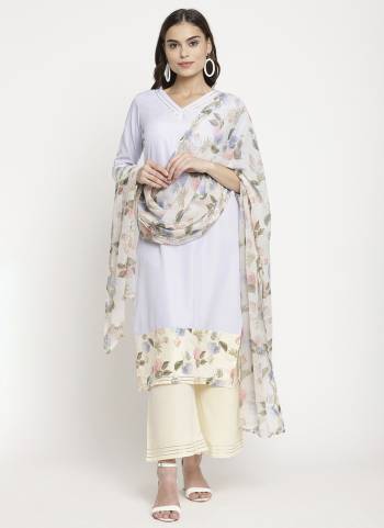 Grab These Beautiful Looking Readymade Plazzo Suits.These Top And Bottom is Crepe Fabricated On Chiffon Dupatta.Its Beautified With Solid Designe.