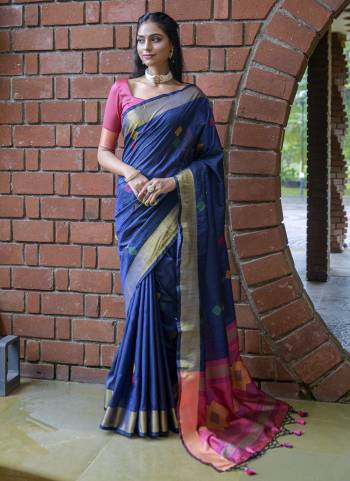 Attrective These Festive Wear Saree in Fine Colored.These Saree And Blouse is Fabricated On Soft Raw Silk.Its Beautified With Katha Weavon Ikkat Pallu Designer.