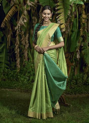 Garb These Party Wear Saree in Fine Colored.These Saree And Blouse is Fabricated On Bhagalpuri Silk.Its Beautified With Bhandhani Butti Weavon Designer.