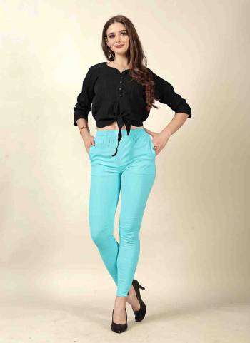 Attrective Looking These Beautiful Looking Readymade Pants.These Pants is Fabricated On Viscose Rayon Lycra.Its Beautified With Solid Color.