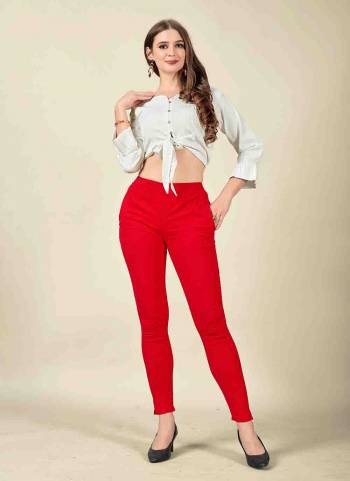 Attrective Looking These Beautiful Looking Readymade Pants.These Pants is Fabricated On Viscose Rayon Lycra.Its Beautified With Solid Color.