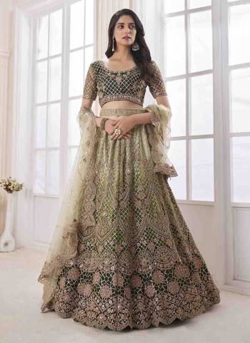 For A Designer Look,Grab These Lehenga Choli in Fine Colored.These Lehenga And Choli Are Fabricated On Soft Net Pair With Soft Net Dupatta.Its Beautified With Heavy Designer Embroidery,Stone Work.