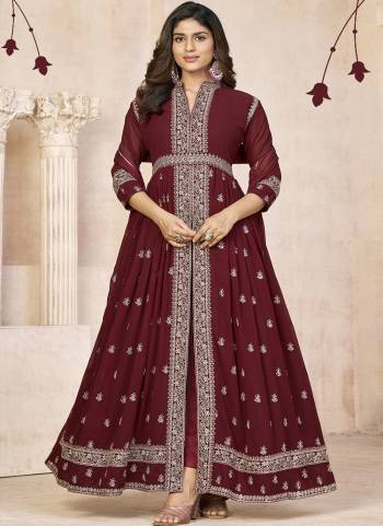 Attrective These Anarkali Suit in Fine Colored Pair With Bottom And Dupatta.These Top Are Georgettee And Bottom Are Fabricated On Santoon Pair With Nazmin Dupatta.Its Beautified With Santoon Inner.Its Beautified With Heavy Designer Embroidery Work.