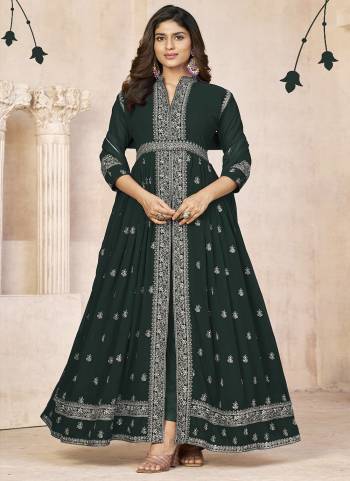 Attrective These Anarkali Suit in Fine Colored Pair With Bottom And Dupatta.These Top Are Georgettee And Bottom Are Fabricated On Santoon Pair With Nazmin Dupatta.Its Beautified With Santoon Inner.Its Beautified With Heavy Designer Embroidery Work.