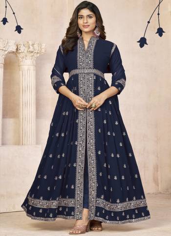 Attrective These Anarkali Suit in Fine Colored Pair With Bottom And Dupatta.These Top Are Georgettee And Bottom Are Fabricated On Santoon Pair With Nazmin Dupatta.Its Beautified With Santoon Inner.Its Beautified With Heavy Designer Embroidery Work.