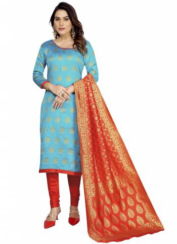 Grab These Suit in Fine Colored Pair With Bottom And Dupatta.These Top And Dupatta Are Fabricated On Banarasi Silk Pair With Taffeta Silk Bottom.Its Beautified With Heavy Wevon Designer Work.