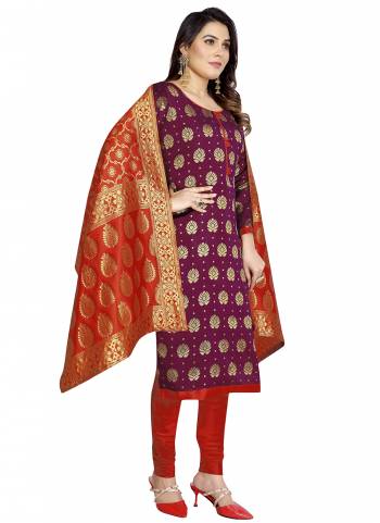 Grab These Suit in Fine Colored Pair With Bottom And Dupatta.These Top And Dupatta Are Fabricated On Banarasi Silk Pair With Taffeta Silk Bottom.Its Beautified With Heavy Wevon Designer Work.