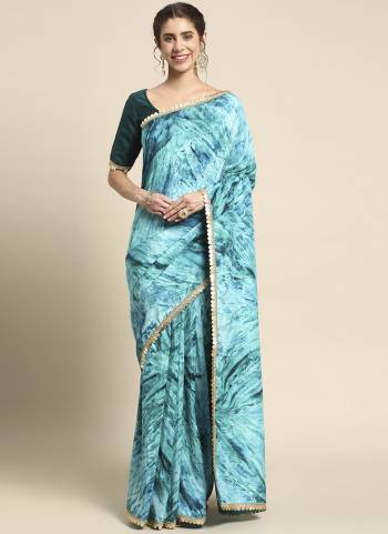 Look Attrective These Designer Party Wear Saree in Fine Colored.These Saree Are Satin Crepe And Blouse is Fabricated On Art Silk.Its Beautified With Designer Tie Dye Printed.