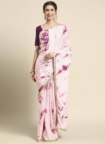 Look Attrective These Designer Party Wear Saree in Fine Colored.These Saree Are Satin Silk And Blouse is Fabricated On Art Silk.Its Beautified With Designer Tie Dye Printed.