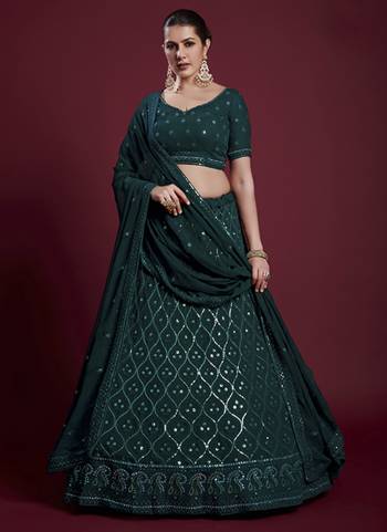 For A Designer Look,Grab These Lehenga Choli in Fine Colored.These Lehenga And Blouse Are Fabricated On Georgette Pair With Georgette Dupatta.Its Beautified With Designer Heavy Embroidery Work.