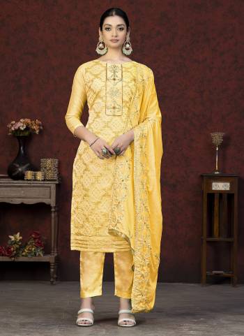 Grab These Salwar Suit in Fine Colored Pair With Bottom And Dupatta.These Top Are Modal Cotton And Dupatta Are Fabricated On Nazmin Pair With Santoon Bottom.Its Beautified With Printed,Gota Work.