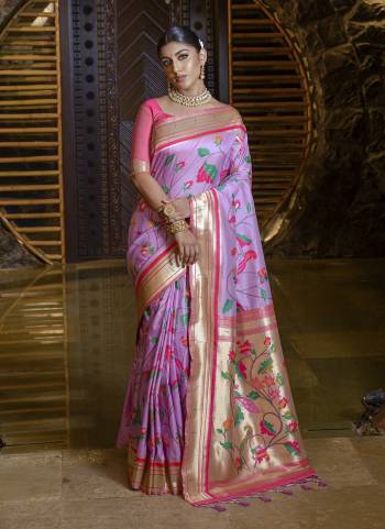 Attrective These Festive Wear Saree in Fine Colored.These Saree And Blouse is Fabricated On Banarasi Silk.Its Beautified With Weavon Jari & Meena Designer.