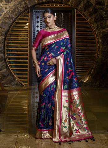 Attrective These Festive Wear Saree in Fine Colored.These Saree And Blouse is Fabricated On Banarasi Silk.Its Beautified With Weavon Jari & Meena Designer.