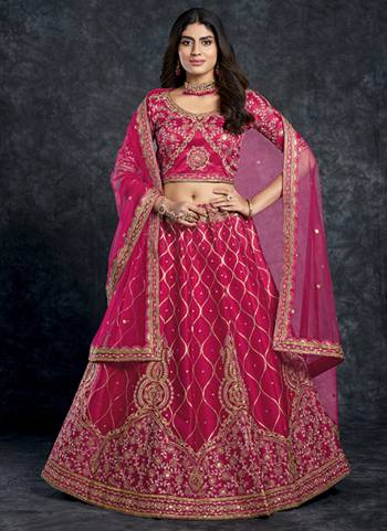 For A Designer Look,Grab These Lehenga Choli in Fine Colored.These Lehenga And Choli Are Fabricated On Italian Silk Pair With Butterfly Net Dupatta.Its Beautified With Designer Thread, Sequance Embroidery,Diamond Work.