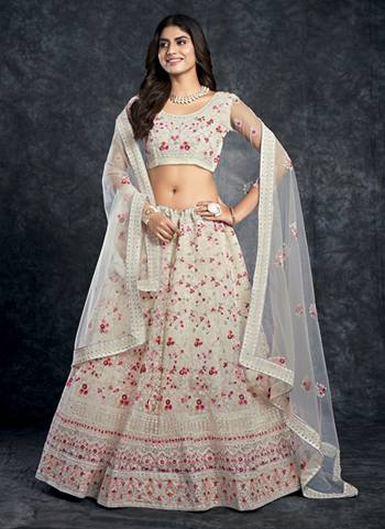 For A Designer Look,Grab These Lehenga Choli in Fine Colored.These Lehenga And Choli Are Fabricated On Italian Silk Pair With Butterfly Net Dupatta.Its Beautified With Designer Thread, Sequance Embroidery,Diamond Work.