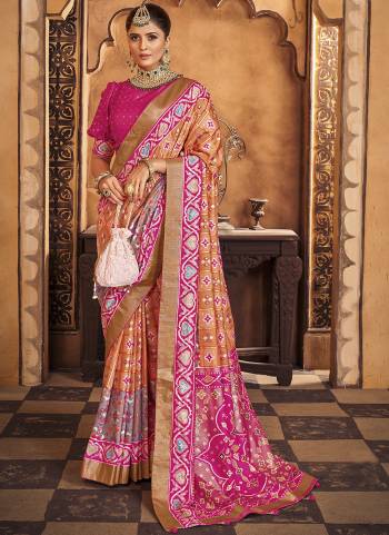 Garb These Party Wear Saree in Fine Colored.These Saree And Blouse is Fabricated On Cotton Silk Pair.Its Beautified With Weavon Pallu Border With Foil Printed Designer.