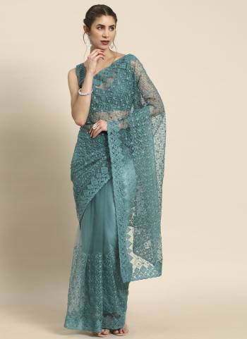 Look Attrective These Party Wear Saree in Fine Colored.These Saree And Blouse is Fabricated On Net.Its Beautified With Heavy Designer Thread Embroidery,Stone Work.