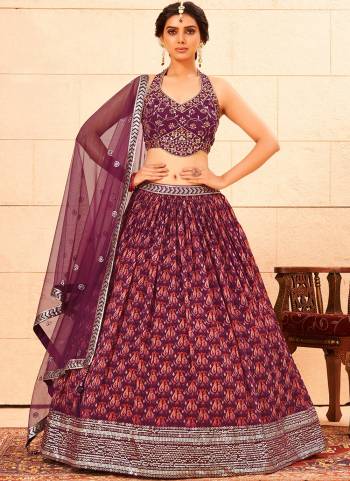 For A Designer Look,Grab These Lehenga Choli in Fine Colored.These Lehenga And Blouse Are Fabricated On Faux Georgette Pair With Soft Net Dupatta.Its Beautified With Heavy Designer Embroidery Work.