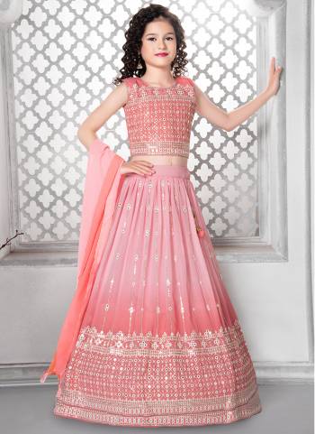 For A Designer Look,Grab These Kidswear Readymade Lehenga Choli in Fine Colored.These Lehenga And Choli Are Fabricated On Faux Georgette Pair With Faux Georgette Dupatta.Its Beautified With Designer Thread,Sequance Embroidery Work.