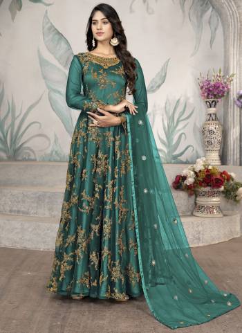 Grab These Suit in Fine Colored Pair With Bottom And Dupatta.These Top And Dupatta Are Fabricated On Butterfly Net Pair With Satin Bottom.Its Beautified With Satin Inner.Its Beautified With Heavy Designer Embroidery Work.