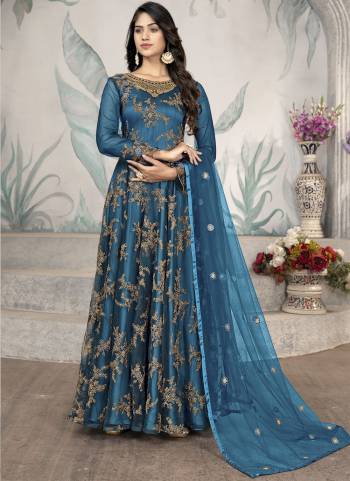 Grab These Suit in Fine Colored Pair With Bottom And Dupatta.These Top And Dupatta Are Fabricated On Butterfly Net Pair With Satin Bottom.Its Beautified With Satin Inner.Its Beautified With Heavy Designer Embroidery Work.