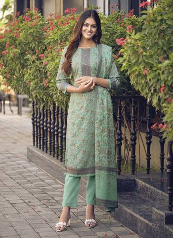 Grab These Summer Collection Suit in Fine Colored Pair With Bottom And Dupatta.These Top Are Cambric Cotton And Dupatta Are Fabricated On Mal Cotton Pair With Cotton Bottom.Its Beautified With Designer Printed With Hand Work.