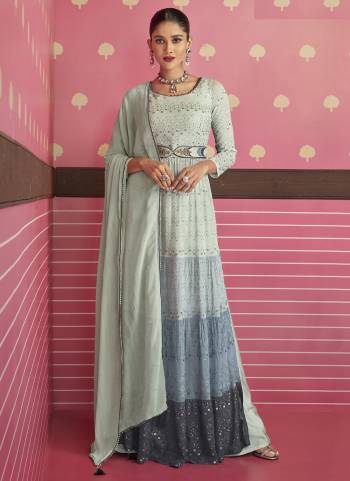 Attrective These Nyra Cut Salwar Suit in Fine Colored Pair With Bottom And Dupatta.These Top And Bottom Are Georgette And Pair With Georgette Dupatta.Its Beautified With Santoon Inner.Its Beautified With Heavy Designer Thread,Sequance Embroidery Work.