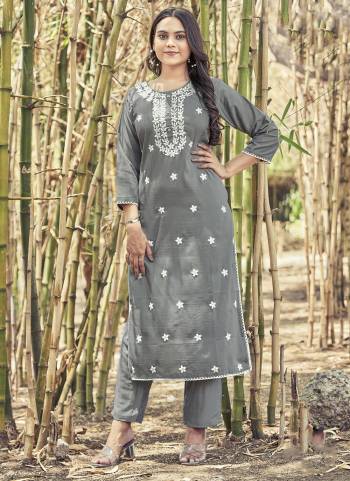 Grab These Beautiful Looking Readymade Top With Bottom.These Dress is Fabricated On Chinon Silk Top And Bottom.Its Beautified With Designer Embroidery Work.