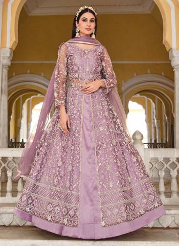 Grab These Suit in Fine Colored Pair With Bottom And Dupatta.These Top And Dupatta Are Fabricated On Butterfly Net Pair With Satin Bottom.Its Beautified With Heavy Designer Coding Embroidery,Stone Work.