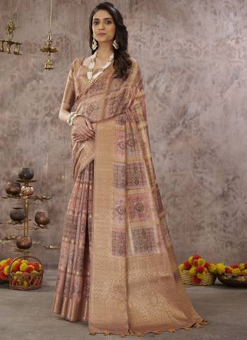 Grab These Saree in Fine Dusty Colored Pair With Blouse.These Saree and Blouse Are Fabricated On Sponge Cotton.Its Beautified With Wevon Jari Designer With Digital Printed.