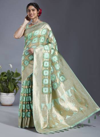 Grab These Fastival Wear Saree in Fine Colored.These Saree And Blouse is Fabricated On Satin Silk.Its Beautified With Wevon Designer Work.