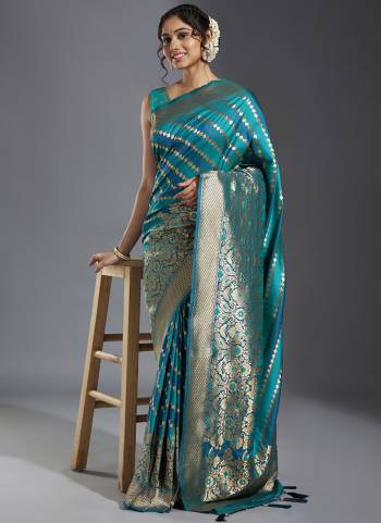 Grab These Fastival Wear Saree in Fine Colored.These Saree And Blouse is Fabricated On Satin Silk.Its Beautified With Wevon Banarasi Designer Work.