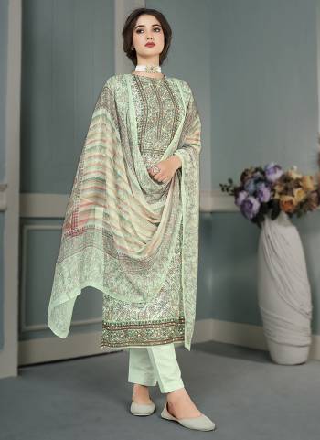 Grab These Suit in Fine Colored Pair With Bottom And Dupatta.These Top Are Bumberg Muslin And Dupatta Are Fabricated On Bemberg Chiffon Pair With Glaze Satin Bottom.Its Beautified With Designer Digital Printed With Hand Work.